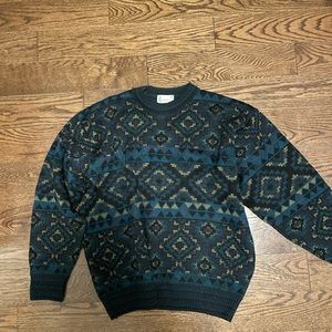 Vintage London Fog Knit Sweater from the 1980s.